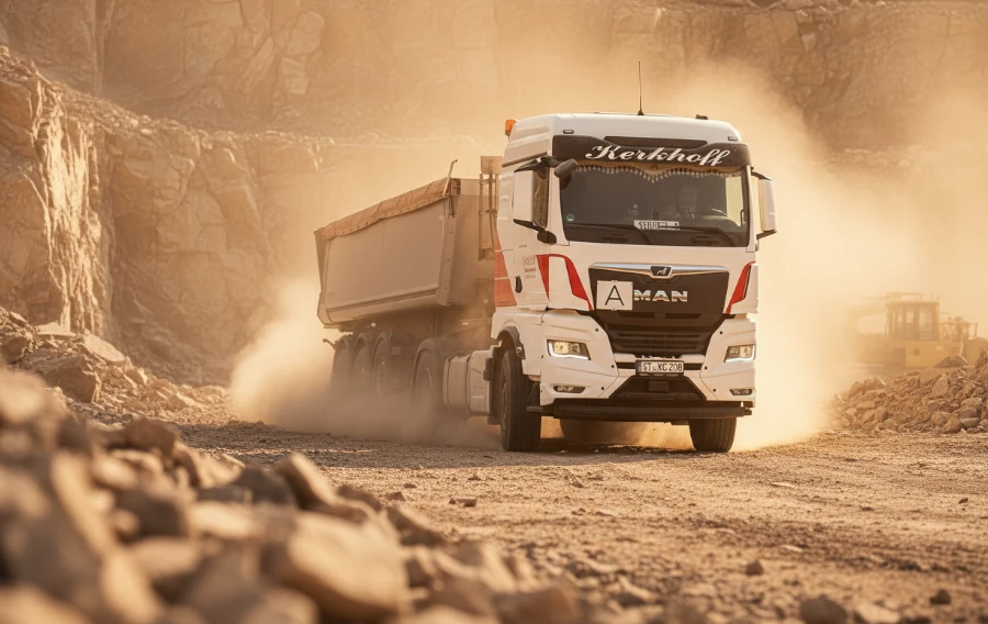 Kerkhoff Transporte - Baustoff Transport Nordwalde Hinterkippmulden1